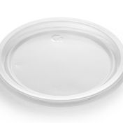 Крышка к контейнеру d127хh9 мм, прозр., ПП, 50 шт/упак "ПолиЭр" 500 шт/кор РОССИЯ К-127К