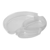 Менажница 100[50+30+20] мл 3-секц. d172хh20 мм, прозр., ПЭТ, 300 шт/кор "ПолиЭр" 300 шт/упак РОССИЯ СПК-171