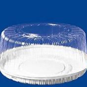 Крышка круглая для торта 2,5-3 кг, d-345мм, h-143мм, прозрачная
