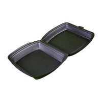 Ланч-бокс 247х208х62мм, 1-секц., чёрн., ВПС