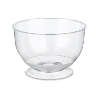 Креманка на ножке 200 мл d90хh65 мм, без крышки, прозр., ПС, 16 шт/упак "Aerosnab" 192 шт/кор РОССИЯ 1005П