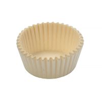 Розетка кондитерская, круглая, d 25мм, h 16мм, белая, Бумага