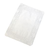 Салфетки ажурные 350х250 мм, бел., бум., 250 шт/упак 8 упак/кор РОССИЯ DЕCО-25/35W