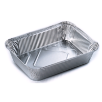 Форма алюминиевая 1-секц. 2000 мл 253х187х54 мм, без крышки, алюм., 50 шт/упак 800 шт/кор РОССИЯ SP(RF)88L /4009