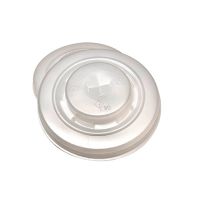 Крышка для стакана d90 мм с центральным отверстием, прозр., ПС, 100 шт/упак 1 000 шт/кор РОССИЯ 44402