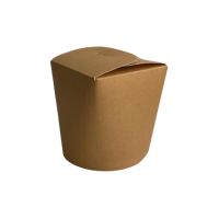 Коробка для лапши 500 мл, d105хh95 мм, крафт, карт., 180 шт/кор 180 шт/упак РОССИЯ