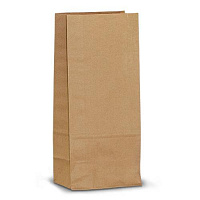 Пакет на вынос [120+80]х250 мм S без ручек, крафт, бум., 1000 шт/кор 1 000 шт/упак РОССИЯ 015-000094-001