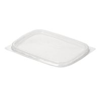 Крышка прямоугольная 108x82х3мм, полупрозрачная, 50 штук