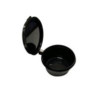 Соусник 30 мл, круглый, черный