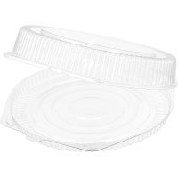 Упаковка для торта [неразъем.] d250хh57[d237хh50] мм, прозр., ОПС, 100 шт/кор "Комус" 100 шт/упак РОССИЯ ТРК-239