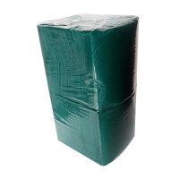 Салфетки 240х240 мм 1-сл., зел., бум., 400 шт/упак 18 упак/кор РОССИЯ