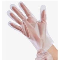 Перчатки одноразовые, размер XL, 10 мкм, прозр., ТПЕ, 50 пар/упак 30 упак/кор КИТАЙ 500-802