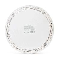 Салфетки сервировочные d 24см (внутр-14 см) , белые Бумага