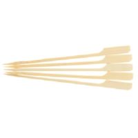 Пика 150 мм, диз. "Гольф", беж., бамбук, 100 шт/упак "Tambien ECO" 100 упак/кор КИТАЙ 65050