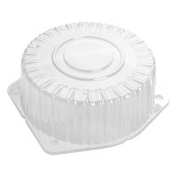 Упаковка для торта [крышка] d263хh115[d228хh105] мм, прозр., ОПС, 100 шт/кор "Комус" 100 шт/упак РОССИЯ Т-225К (М)