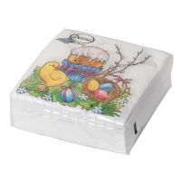 Салфетки 240х240 мм 1-сл., диз. "Пасха", разноцв., бум., 40 шт/упак "Desna Design" 32 упак/кор РОССИЯ 57419