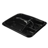 Контейнер для суши 5-секц. 223х279х50 мм, без крышки, черн., ПС, 110 шт/кор "Prodline" 110 шт/упак РОССИЯ 0055_00200