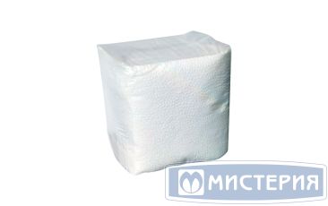 Салфетки 250х250 мм 1-сл., бел., бум., 90 шт/упак 42 упак/кор РОССИЯ 300060ж