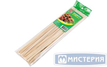 Палочки для шашлыка 300 мм, d3 мм, бамбук, 100 шт/упак 100 упак/кор КИТАЙ 440-605
