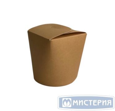 Коробка для лапши 500 мл, d105хh95 мм, крафт, карт., 180 шт/кор 180 шт/упак РОССИЯ