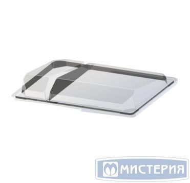 Крышка к контейнеру для суши "Витрина" 220х148х50 мм, прозр., ОПС, 540 шт/кор "Kado-Prim" 540 шт/упак РОССИЯ КД-011 К высокая