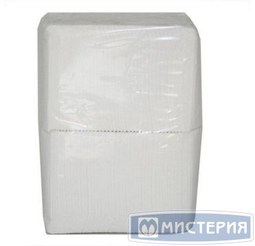 Салфетки 240х240 мм 1-сл., бел., бум., 400 шт/упак 15 упак/кор РОССИЯ