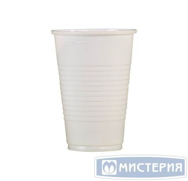 Одноразовый стакан для холодного и горячего, 0.2л, белый, супер эконом, ПП