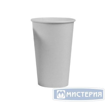 Стакан бумажный 400 мл 1 сл., d90 мм, бел., карт., 50 шт/упак 1 000 шт/кор РОССИЯ -
