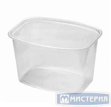 Контейнер 750 мл 1-секц. 138х102х87 мм, без крышки, прозр., ПП, 100 шт/упак "Upax-Unity" 1 000 шт/кор РОССИЯ 138-750