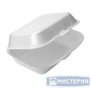 Ланч-бокс 1-секц. 247х208х63 мм, бел., ВПС, 130 шт/кор 130 шт/упак РОССИЯ ЛСП 24206 1