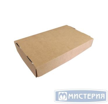 Крышка к контейнеру для суши 150х90х55 мм, крафт, карт. фольг., 900 шт/кор 900 шт/упак РОССИЯ