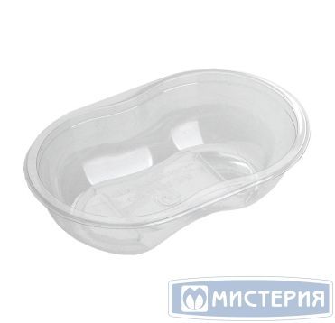 Контейнер овал 141х92х35,5 мм, 250 мл, прозрачный