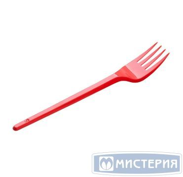 Вилка одноразовая 165 мм, красн., ПС, 12 шт/упак "МИСТЕРИЯ" 1 080 шт/кор РОССИЯ
