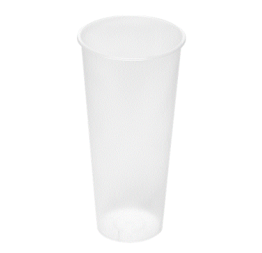 Стакан одноразовый 500 мл, прозр., ПП, 20 шт/упак 400 шт/кор РОССИЯ Матовый