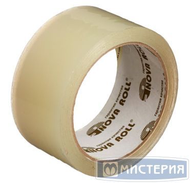 Клейкая лента 48мм х 100м, 38 мкм, прозр., 6 рул/упак "Novaroll" 36 рул/кор РОССИЯ 0120-242х