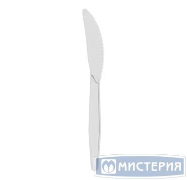 Нож одноразовый 163 мм, бел., кукурузный крахмал, 6 шт/упак "GREEN MYSTERY" 480 шт/кор РОССИЯ 4038Б