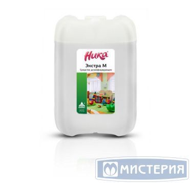 Дезинфицирующее средство "Ника" Экстра М, канистра, 5000 мл 4 шт/кор РОССИЯ