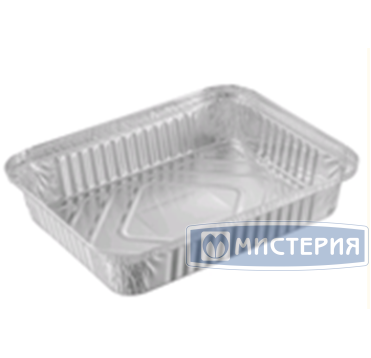 Форма алюминиевая 1-секц. 2000 мл 253х187х54 мм, без крышки, алюм., 50 шт/упак 400 шт/кор РОССИЯ SP(RF)88L /4009