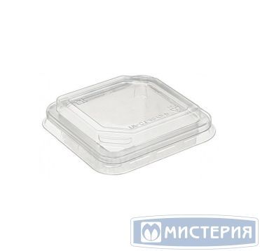 Крышка к контейнеру 95х95х15 мм, прозр., ПЭТ, 600 шт/кор "Протэк" 600 шт/упак РОССИЯ ПР-СТ-Кр-95 ФРЭШ