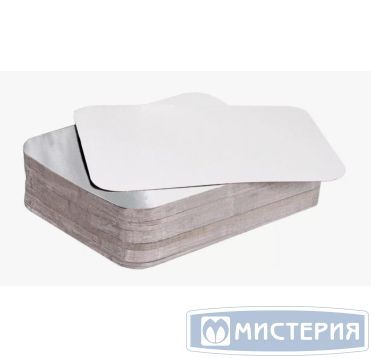 Крышка для формы алюм. 212х108 мм, карт.фольг., 100 шт/упак 600 шт/кор РОССИЯ 402-713/R 14