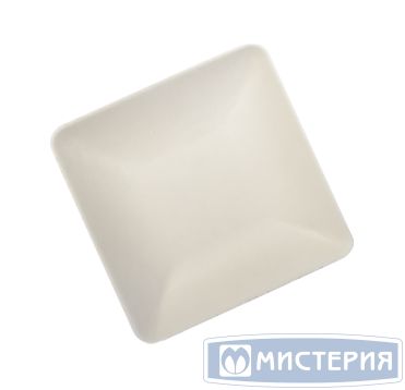 Форма для фуршетов 33 мл 65х65х12 мм, диз. "Каре", бел., сах. тростник, 50 шт/упак 3 000 шт/кор КИТАЙ TM-Y003