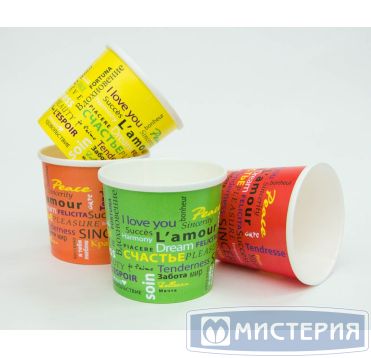 Контейнер 500 мл, d98хh99 мм, диз. "Fiesta", без окна, без крышки, разноцв., карт., 400 шт/упак 400 шт/кор РОССИЯ 555002