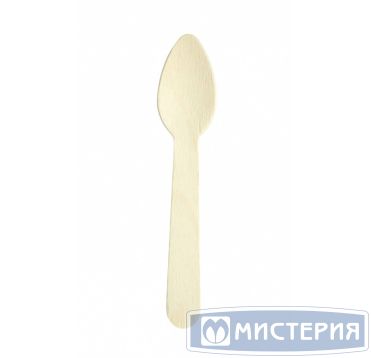 Ложка одноразовая 110 мм, древ. волокно, 100 шт/упак 5 000 шт/кор РОССИЯ ЛД110