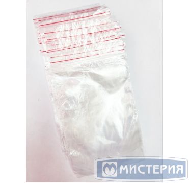 Пакет Zip-Lock 100х150 мм, прозр., ПВД, 1000 шт/упак 15 упак/кор КИТАЙ 200-106