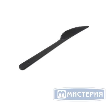 Нож одноразовый Кристалл 180 мм, черн., ПС, 50 шт/упак 2 500 шт/кор РОССИЯ