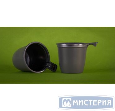 Чашка для холодного и горячего, 0.2л, коричневая, ПП