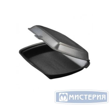 Ланч-бокс 1-секц. 247х206х70 мм, черн., ВПС, 200 шт/кор "Южуралпак" 200 шт/упак РОССИЯ 81 LB (тп В) Черный