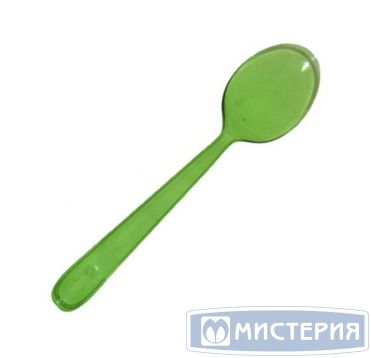 Ложка одноразовая Кристалл 180 мм, зел., ПС, 48 шт/упак 2 016 шт/кор РОССИЯ 4010