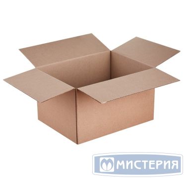 Гофрокороб 380х280х380 мм, крафт, гофрокарт. Т22, 20 шт/кор РОССИЯ Г04878