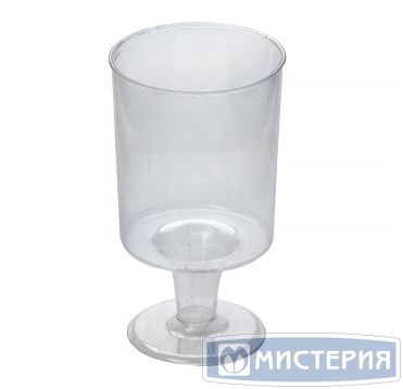 Рюмка 100 мл, прозр., ПС, 6 шт/упак "МИСТЕРИЯ" 288 шт/кор РОССИЯ 1002